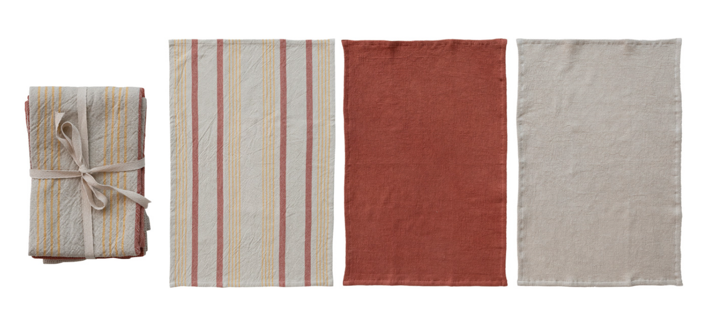Fall Waffle Towel Set of 3