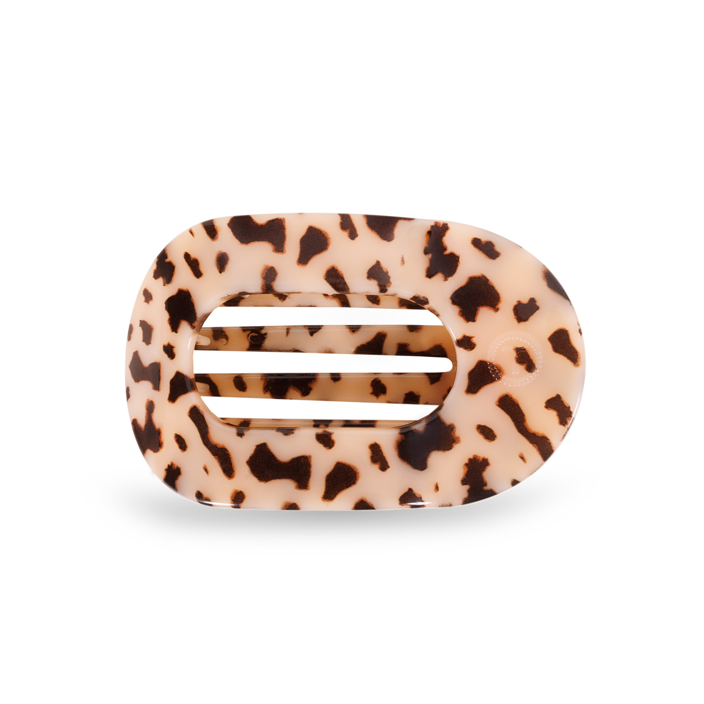 Medium Blonde Tortoise Round Flat Hair Clip