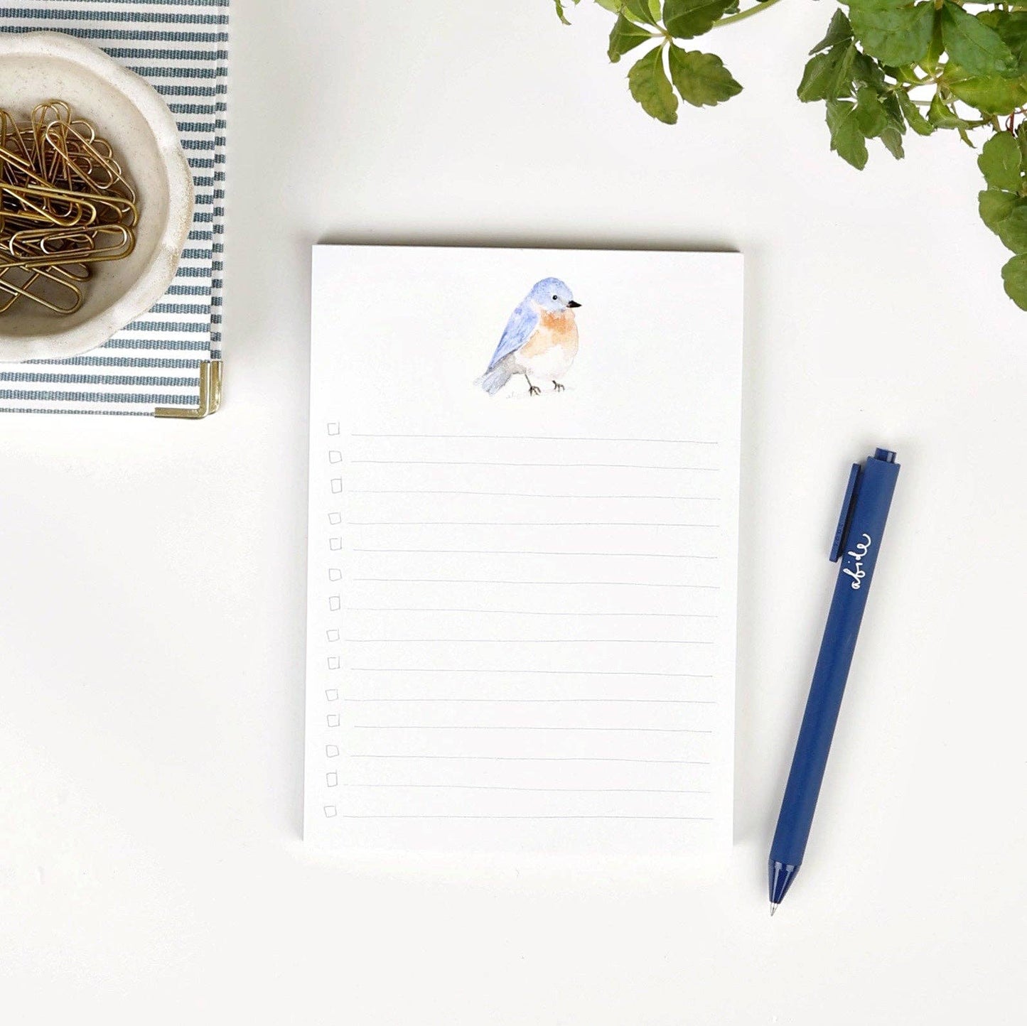 Hydrangea Checklist Notepad