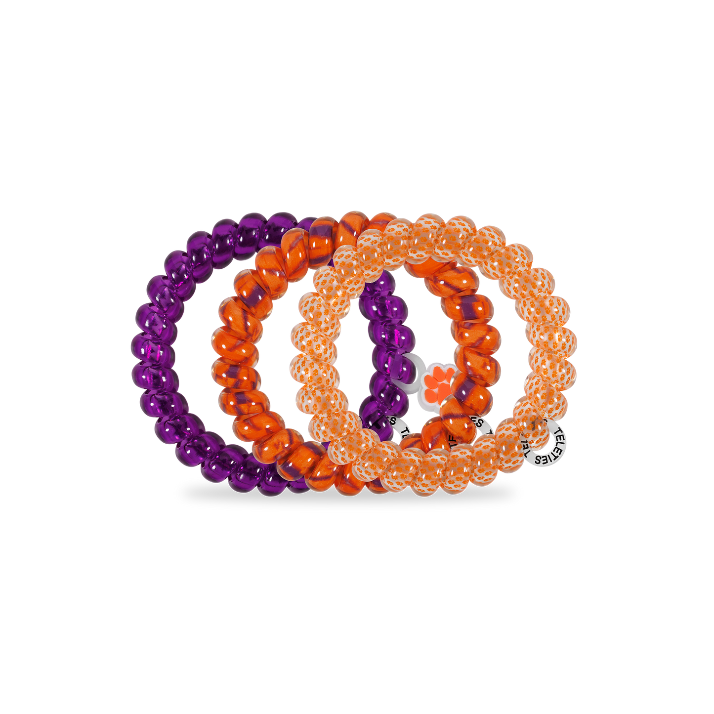 Large Clemson Spiral Hair Coils