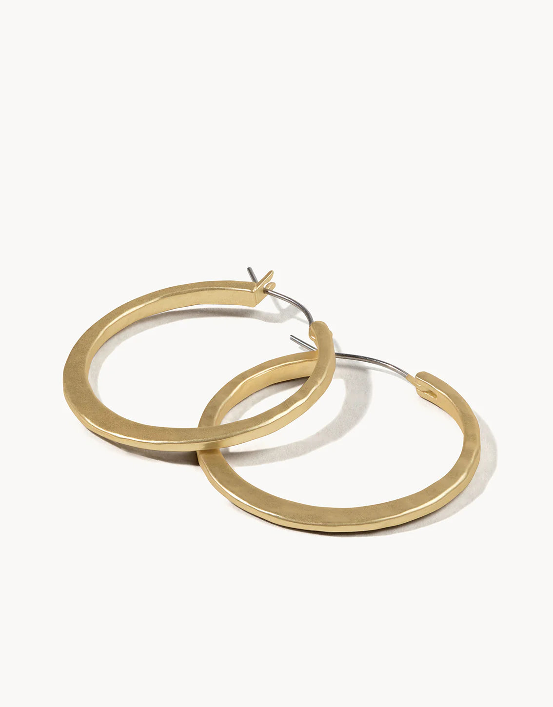 Textured Gold Hoop