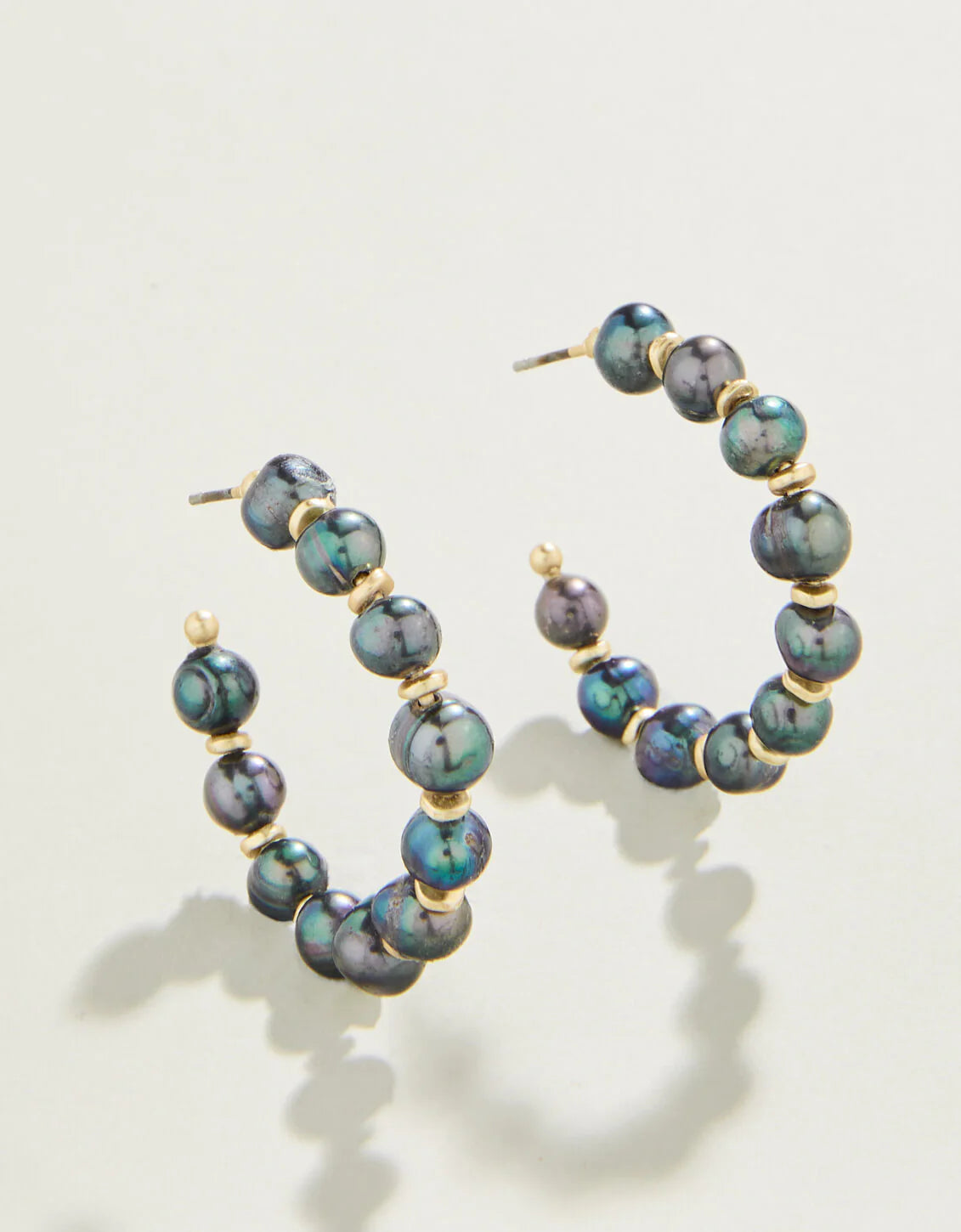 Annabelle Beaded Hoop Earring
