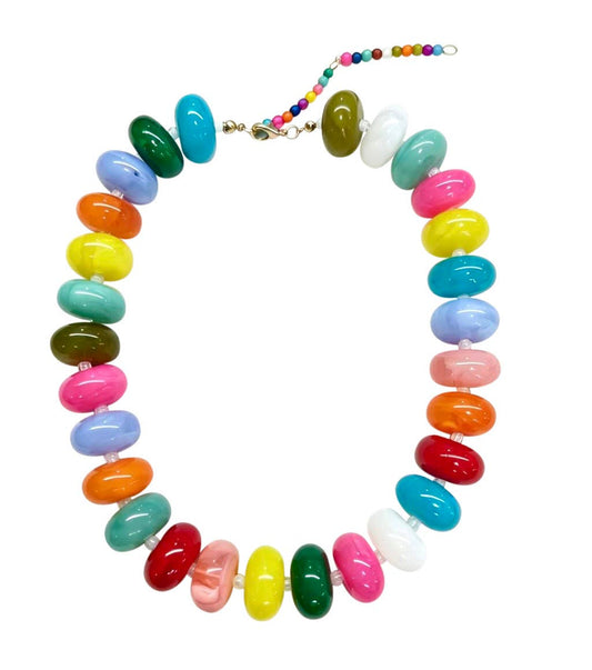 Multi- Bailey Chunky Beaded Necklace