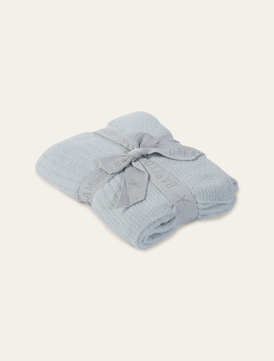 Blue Cozychic Lite Ribbed Baby Blanket