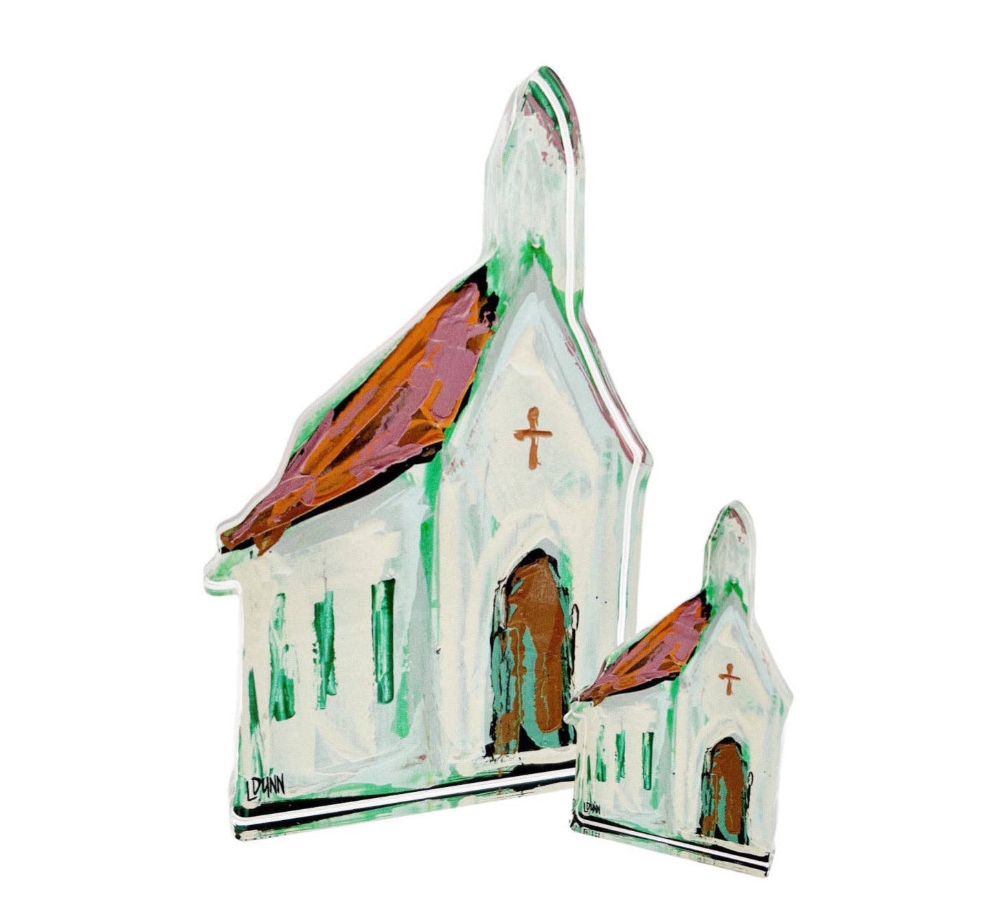Bitty Acrylic Church