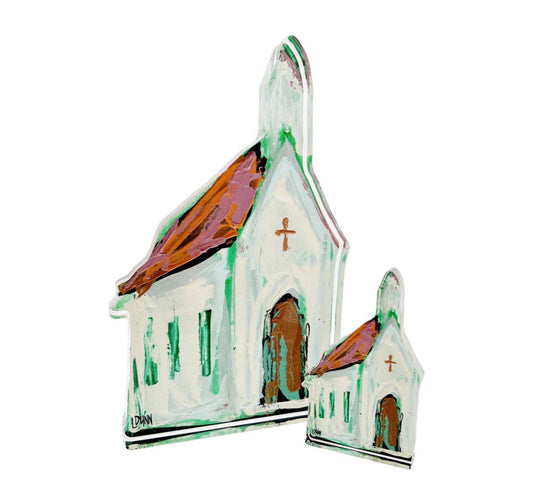 Large Acrylic Church