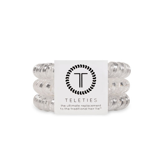 Large Spiral Silver Slay Hair Ties