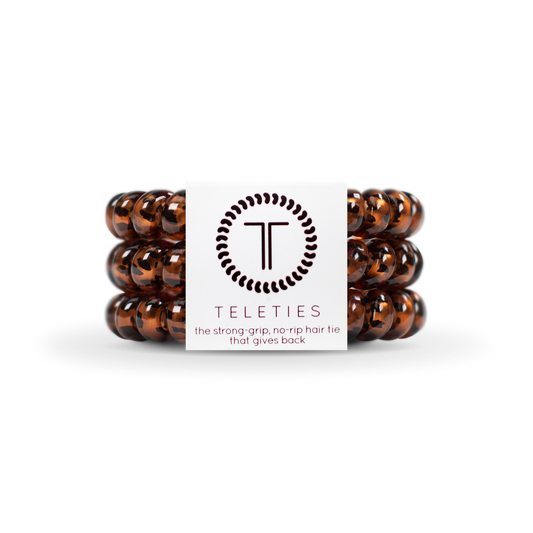 Large Spiral Tortoise Hair Ties