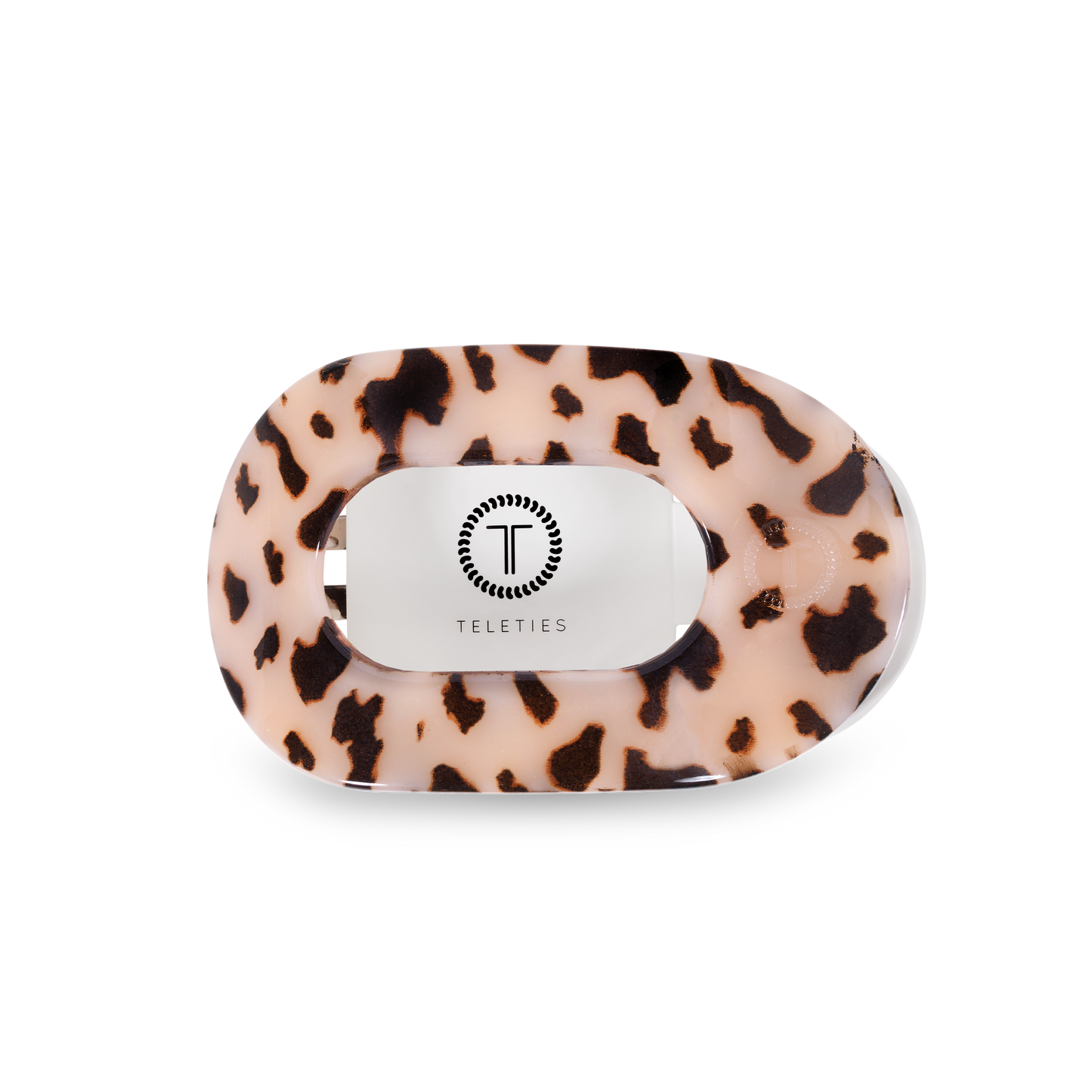 Medium Blonde Tortoise Round Flat Hair Clip