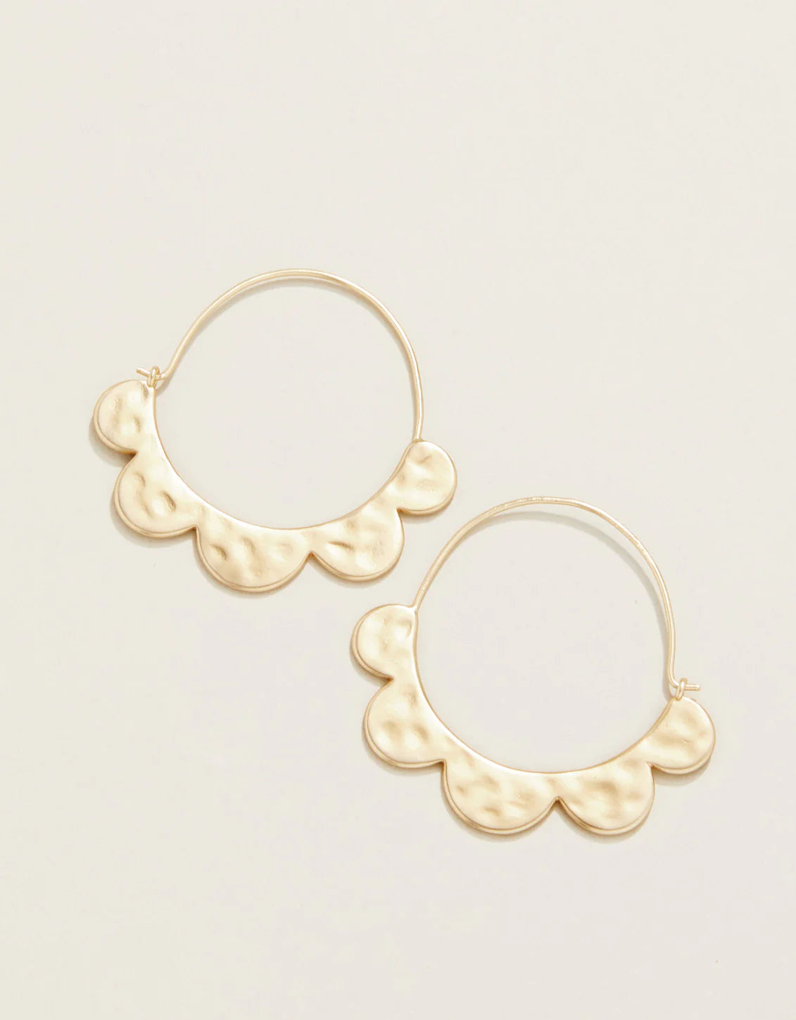 Pretty Petal Hoop Earring