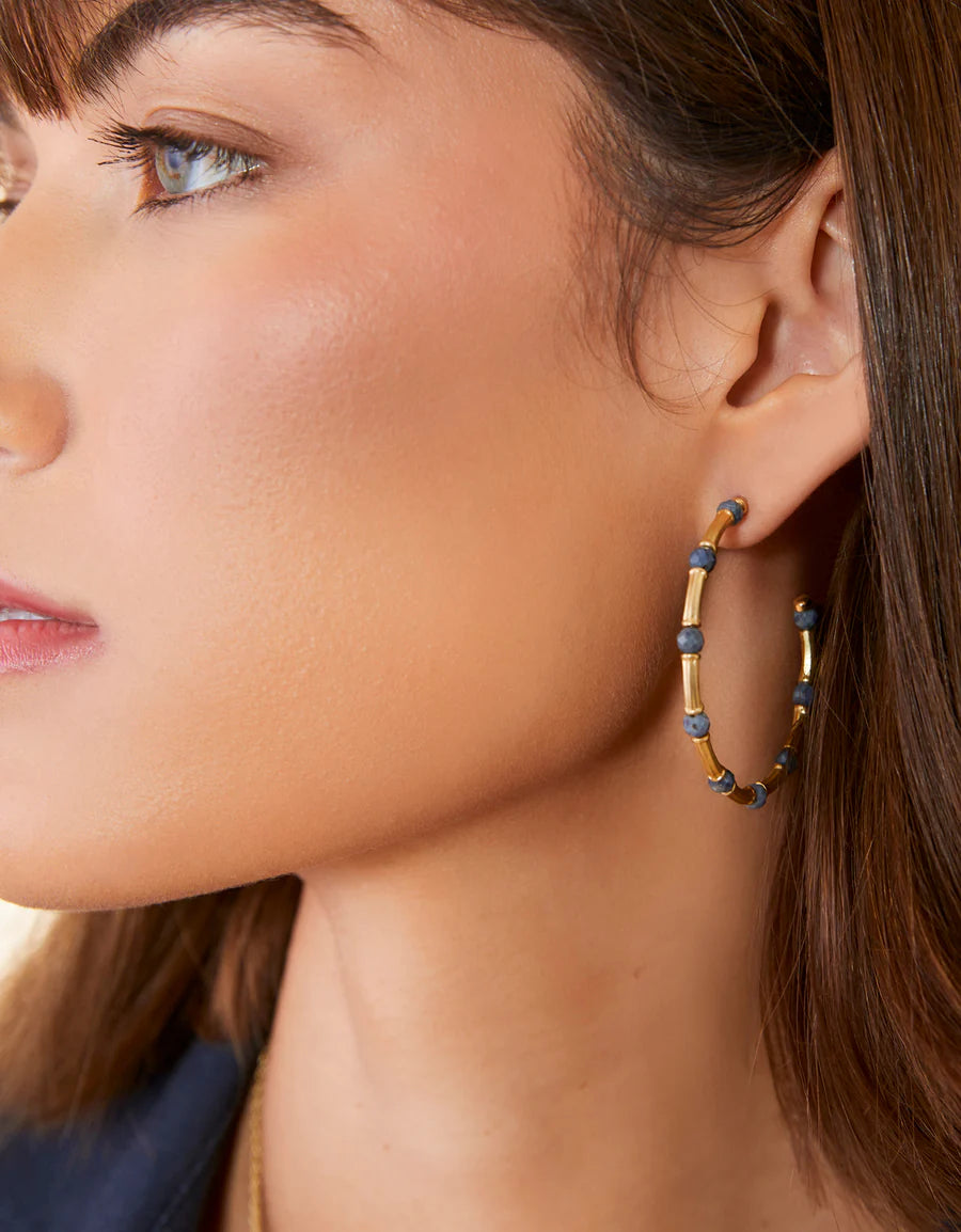 Calm Waters Hoop Earring