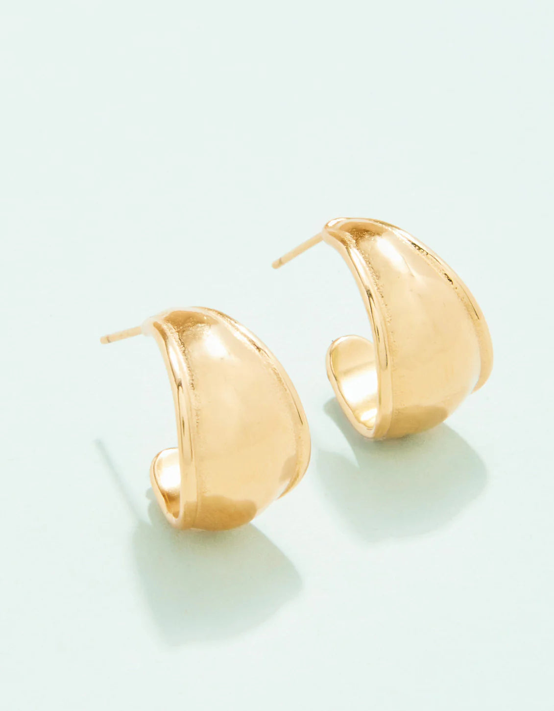 Gold Hawser Hoop Earring