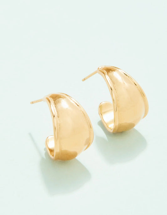 Gold Hawser Hoop Earring