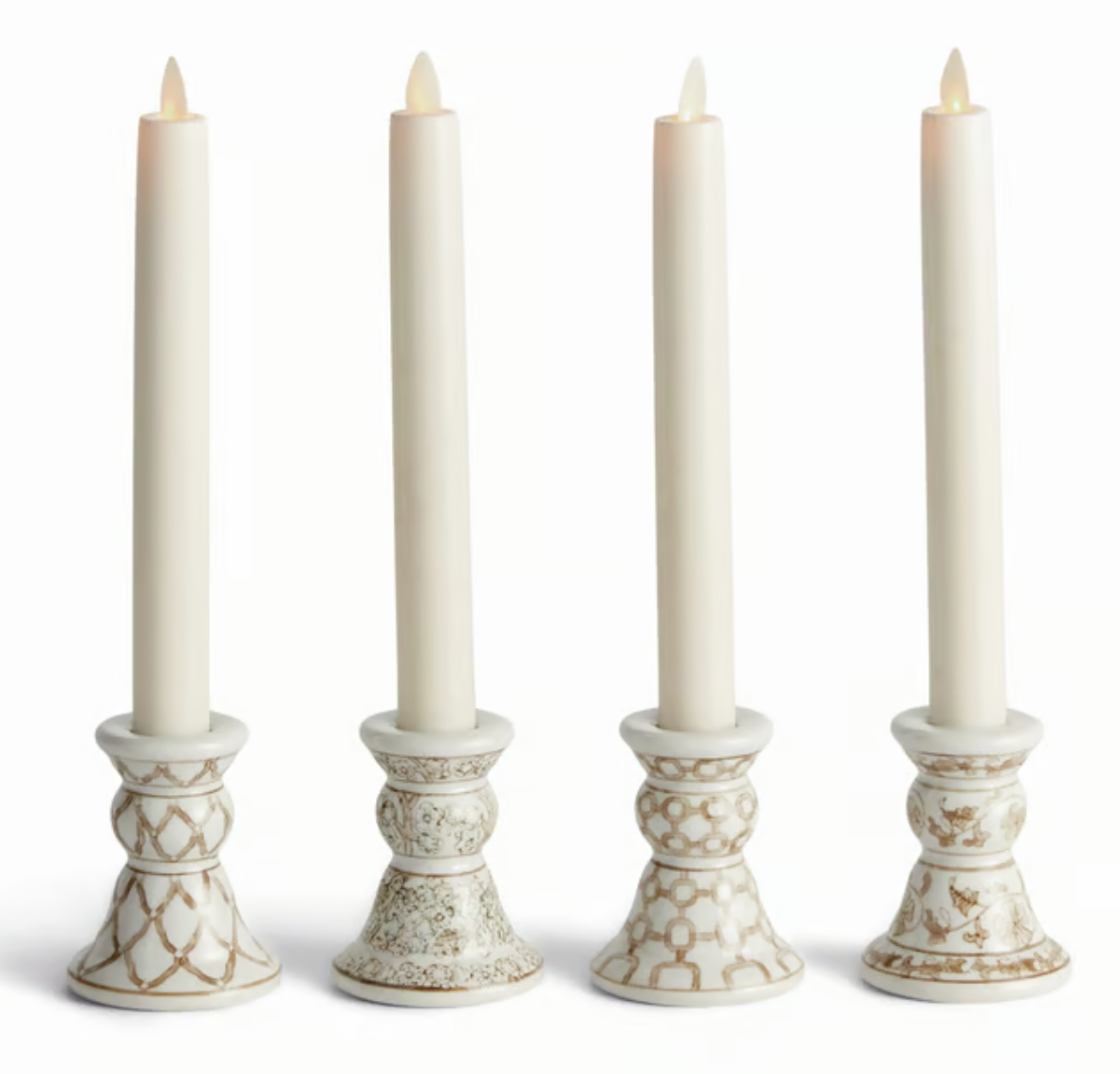 Mini Brown Taper Candle