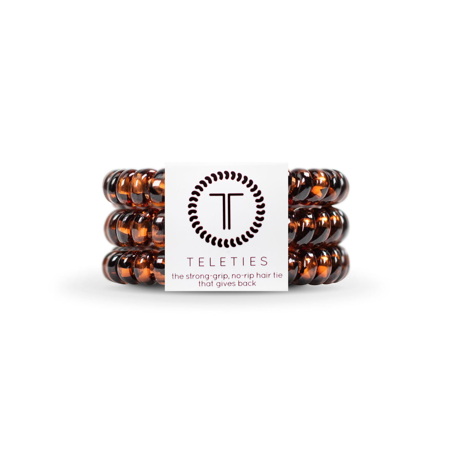 Small Tortoise Spiral Hair Ties