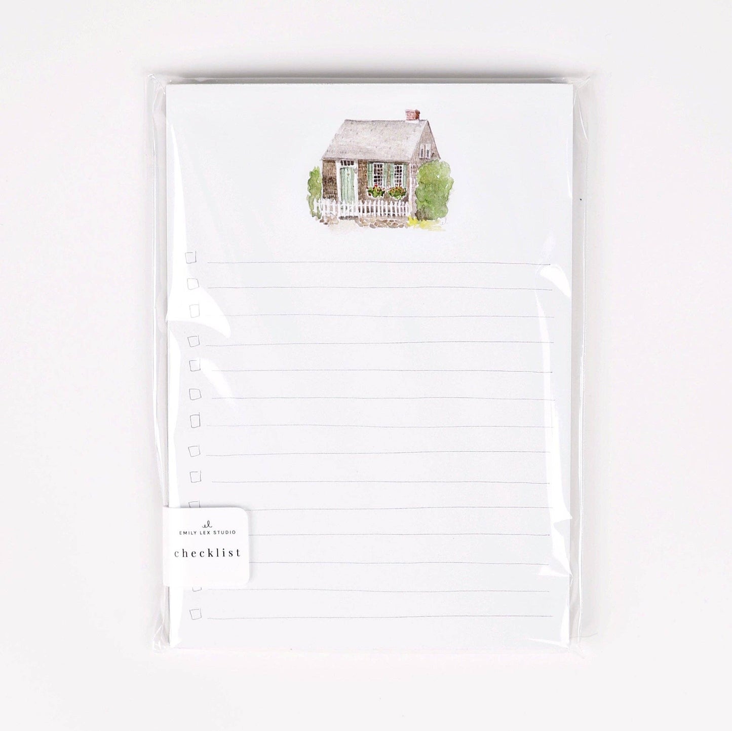 Hydrangea Checklist Notepad
