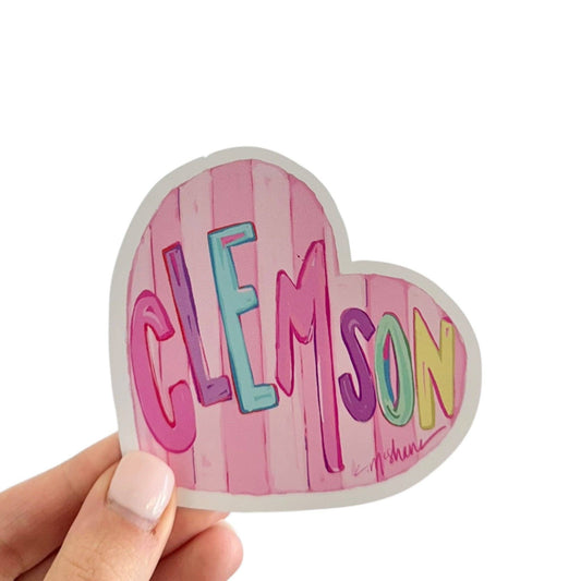 "Clemson LOVE" Sticker